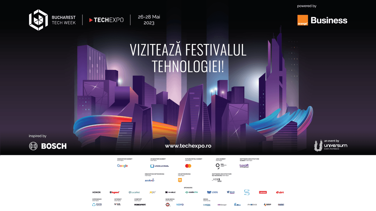 Săptămâna viitoare începe Bucharest Tech Week