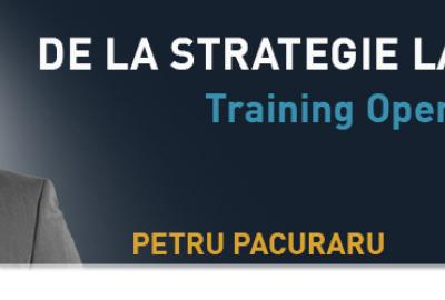 De la strategie la acțiune – Training open de vânzări